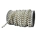 KLAREN 10 mm Large Ivory Pearls Faux Crystal Beads by The Roll for Flowers Wedding Party Decoration
