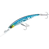 Yo-Zuri Crystal 3D Minnow Deep Diver Jointed Lure, Orange Yellow, 5-1/4-Inch