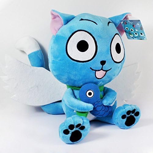 Anime Fairy Tail Figures Happy Plush Toys Stuffed Dolls 30cm by Bigeast