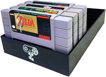 Super nintendo game holder Clearance