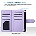 ULAK Compatible with iPhone 8 Plus/iPhone 7 Plus Wallet Case with Card Holder, Premium PU Leather Flip Cover with Kickstand Magnetic Closure Shockproof Case for iPhone 7 Plus/8 Plus, Purple