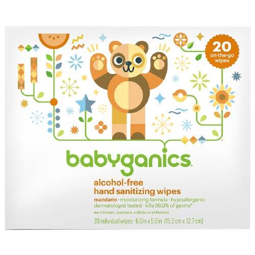 babyganics individual hand wipes