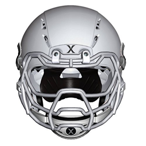 Xenith Epic Youth Football Helmet,White w/Attached White Prowl Face