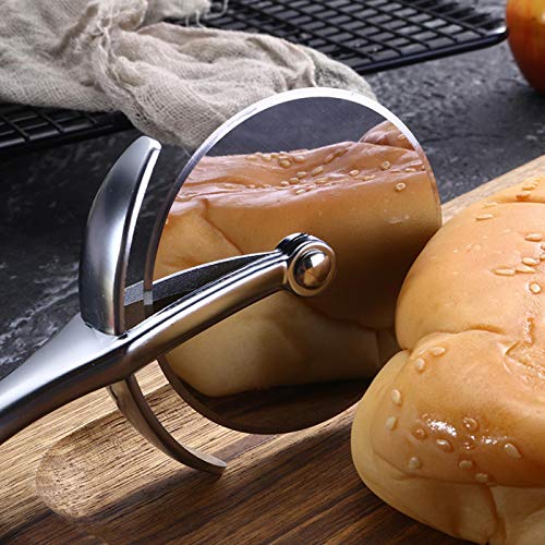 Professioneel pizzasnijderwiel met antisliphandvat Non-stick pizzasnijder Gebakschijfsnijder - Afbeelding 3