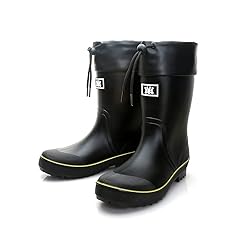 Rain Boots for Men, Waterproof Warm Rubber Boots