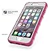 Encased iPhone 7 Case Pink (American Armor) Heavy Duty Protective Full Body Case (Apple iPhone7 / iPhone 8)