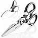 Kitchen Shears by Gidli - Lifetime Replacement Warranty- Includes Seafood Scissors As a Bonus - Heavy Duty Stainless Steel Multipurpose Ultra Sharp Utility Scissors. primary