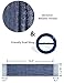 Rheane Shawls and Wraps for Evening Dresses Navy Blue Evening Gown Shawls and Wraps for Weddings Beach Dressy Scarf (Navy with Silver Glitter)