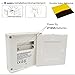 Mi.Light Wireless 2.4G RF 4-Zone Wall-Mounted Smart Touch Panel Remote Controller for LED Light Bulb Spotlight Downlight Flood Light of Mi-Light RGB/RGBW/RGBWW/RGB+CCT Series (Battery Powered)