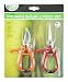 2 - pack Q-yard Pruning Shear, Mini- Extra Sharp Garden Hand Pruners, Easier Cutting, Comfortable Ergonomic, Less Effort - Gardening Scissors for Men & Women