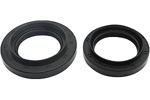 VIKKSAER 90311-47027 Front Axle Shaft Oil Seal Set, 90311-47013 Left & Right Oil Seal Front Axle Shaft, Replacement for Toyot
