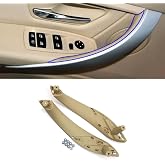 Goodithy 2PCS Beige Front Inner Door Handle Cover for BMW | Driver&amp;Passenger Inside Door Pull Handle Panel for BMW 3 Series 320i 328i 330i 335i M3 F30/F31, 4 Series 428i 435i M4 F32/F36