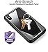 iPhone Xs Case, iPhone X Case, Poetic Guardian [Scratch Resistant Back] [Built-in-Screen Protector] Full-Body Rugged Hybrid Bumper Clear Case for Apple iPhone X (2017)/ iPhone Xs (2018) - Black