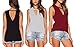 Fihapyli Women's Lightweight Open Back Workout Yoga Sport Sleeveless Tee Shirts Sexy Backless Top Stretchy Loose Shirts Knit Yoga Tank Top Gym Halter Tank Tops (Black, L)