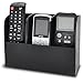 TheJD Acrylic Remote Control Holder Wall Mount Media Organizer Box 3T Acrylic Black 03