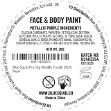Blue Squid Metallic Purple Face Paint 30g Professional Water-Based view 2
