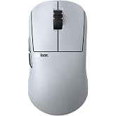 Pulsar Gaming Gears Pro Series Buzz-X Wireless Gaming Mouse 2.15 oz (61g), Optical Switch, 32000 DPI, 750 IPS, 8K Compatible (Medium, Moon Gray)