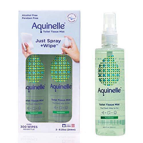 Aquinelle Toilet Tissue Mist, EcoFriendly & NonClogging Alternative