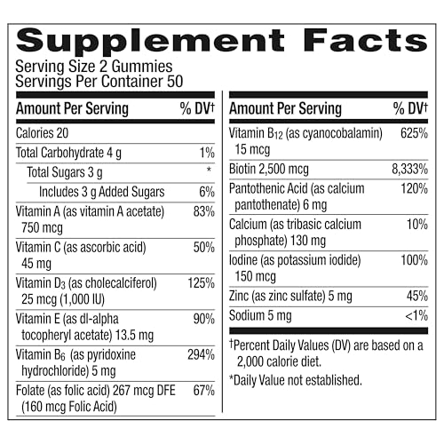 CENTRUM MULTIVITAMIN GUMMY, 100 COUNT (PACK OF 1)