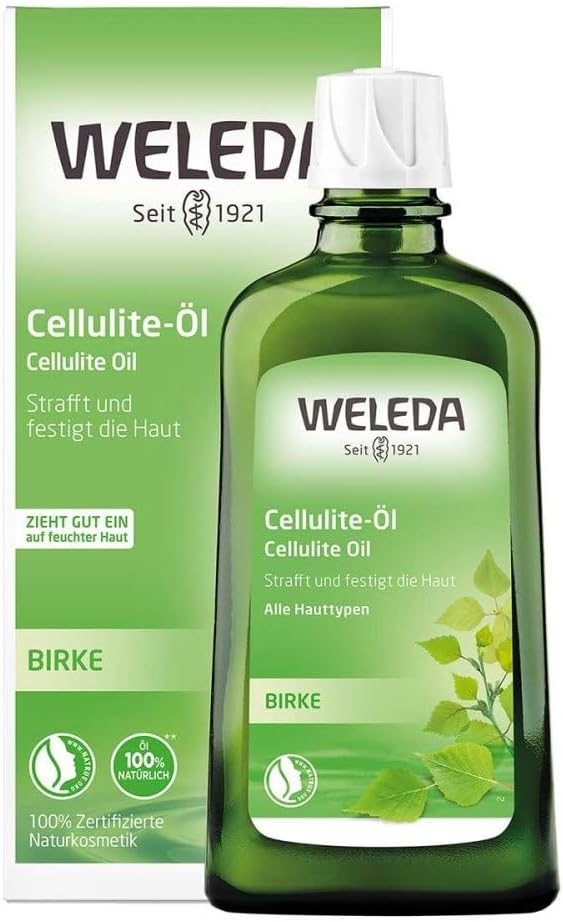WELEDA Birch Cellulite Oil 200ml Firming Skin Youthful Tone