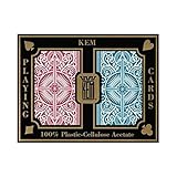 KEM Arrow Red and Blue, Bridge Size- Standard Index Playing Cards