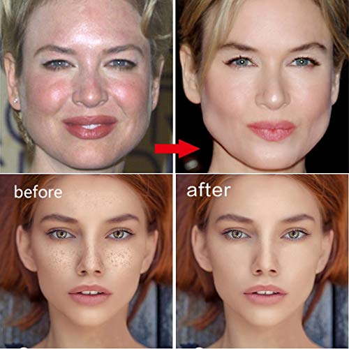 Aviat Small Gold Tube Concealer Full Coverage Cream Concealing Foundation Makeup Repair for Blemish/Acne/Dark Circles/Red Blood/Scar