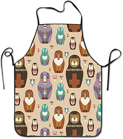 Animals Russian Dolls Adjustable Apron For Kitchen BBQ Barbecue Cooking Lady’s Men's Great Gift For Wife Ladies Men Boyfriend