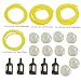 HIFROM ZF-1 Fuel Filter with RY30530 PP031 Fuel Line and 0057003 0057004 Primer Bulb for Zama Polan Stihl Homelite Ryobi Echo Chainsaw Trimmer Blower primary