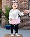 RuffleButts Baby/Toddler Girls Footless Ruffled Tights - Black, 2T-4T