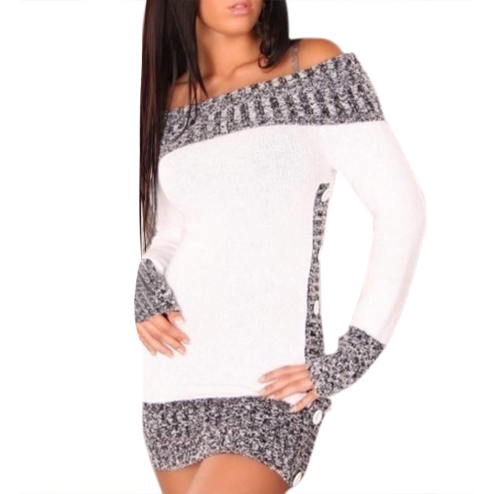 off the shoulder cable knit sweater dress