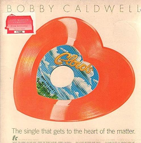 Bobby Caldwell Single What You Won't Do For Love Red Heart Shaped Vinyl Record