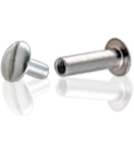 25 Sets Aluminum #8-32 X 1" Binding Posts & Matching Screws - 5050/5052 Alloy, Top Quality