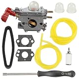 Harbot TB35EC 753-06288 Carburetor + Adjustment Tool + Air Filter for Troy Bilt TB2040XP TB2044XP TB35EC TB2MB TB430 TB225 25CC MTD Craftsman Trimmer Leaf Blower