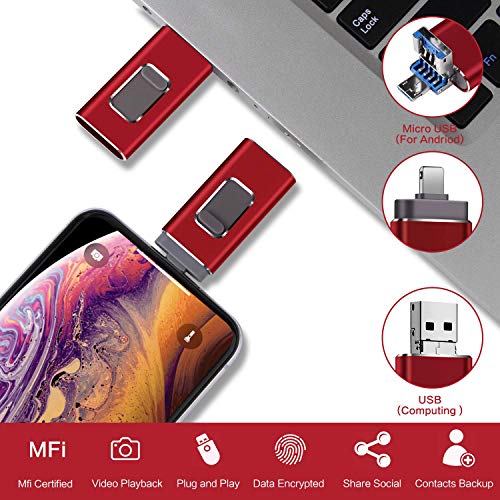 USB Flash Drive for iPhone Photo Stick 1TB Memory Stick USB 3.0 Flash