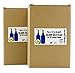 Cornucopia Brands 8-Ounce Cobalt Blue Glass Bottles w/Stainless Steel Lotion Pumps (4-Pack); Boston Round Dispensers for Aromatherapy, DIY, Lotions & Liquid Soap