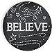 Angelstar Chalkboard Round 4 Piece Coaster Set, 4