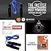 PowerSkip Jump Rope with Memory Foam Handles & Weighted Speed Cable - Best Jump Ropes for Fitness Workouts, Jumping Exercise, Skipping, MMA and Boxing