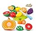GBSELL 20PC Cutting Fruit Vegetable Pretend Play Children Kid Educational Toy Christmas Gift