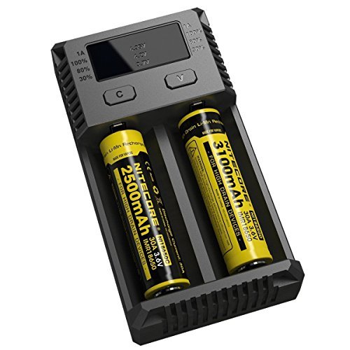 2 Nitecore+i2+Intellicharge+Charger+Battery