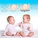 ZOSTRATI Baby Head Shaping Pillow - 2 Washable 100% Cotton Covers for Newborn Infant to Prevent Flat Head or Plagiocephaly Syndrome | Soft Memory Foam Flathead Cushion | 0-12months | White