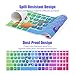 Keyboard Cover for Lenovo Yoga C740 C940 15.6 / Yoga 9 9i 15.6 / ideapad 3 15.6 17.3 / ideapad 320 330 330s 340s L340 S340 520 720s 130 S145 15.6 / ideaPad 320 330 17.3 inch Laptop -Rainbow