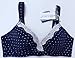 CAKYE Women's Underwire Maternity Nursing Bra 3PACK (36B, Dark Blue)