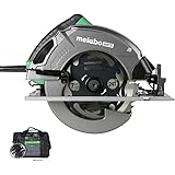 Metabo HPT 7-1/4-Inch Circular Saw Kit | 6,000 Rpm, 15-Amp Motor | Integrated Dust Blower | 24T Premium Framing/Ripping Blade