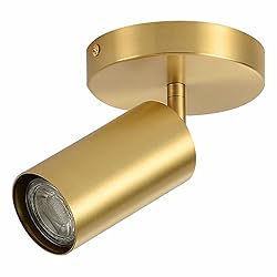 BOKT 1-Lights Modern LED Track Lighting Kit Brushed