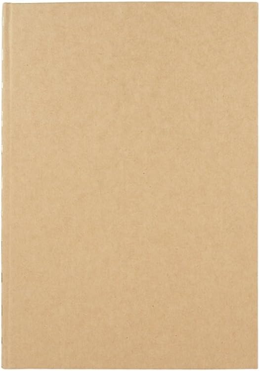 A5 Gold foil Kraft Geometric paged Notebook