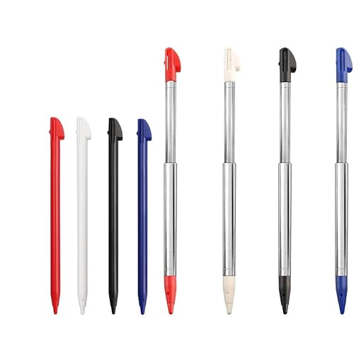 Eitonbu 3DS XL Stylus Pen,8 in1 for Nintendo 3DS ，Replacement Stylus  Compatible with Nintendo 3DS XL，Metal Retractable Replacement Stylus，