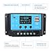 Sunix 10A 12V/24V Solar Charge Controller Charge Regulator Intelligent, USB Port Display Overload Protection Temperature Compensation ??
