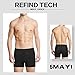 5Mayi Men's Underwear Boxer Briefs Cotton Regular Long Mens Boxer Briefs Underwear Men Pack S M L XL XXL