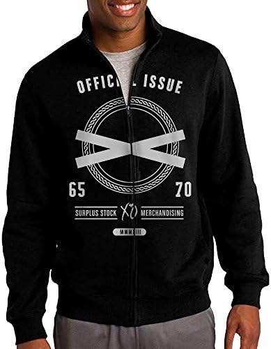 Simoon Official Issue Xo The Weeknd Men's Solid Stand Collar Zipper Jacket Size S