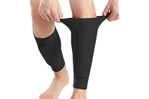 SUJAYU 2 Pack Soccer Shin Guards Soccer Adult, Soccer Shin Guards for Kids Soccer Shin Pad with Honeycomb Pads, Shin Defender Shin Guard Sleeves, Ski Shin Guards Ski Shin Pads